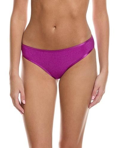 Zadig & Voltaire Crinkle Bikini Bottom - Purple