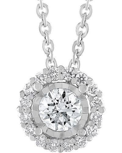 Diana M. Jewels Fine Jewellery 14k 0.61 Ct. Tw. Diamond Necklace - White