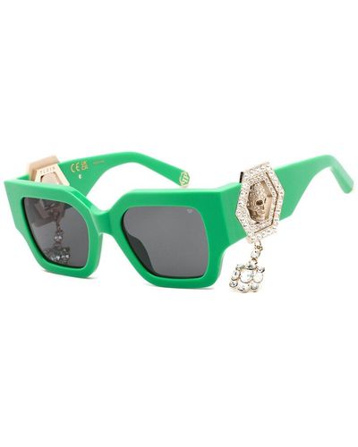 Philipp Plein Spp103s 51mm Sunglasses - Green