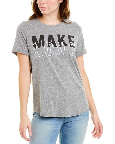 Sol Angeles Make Love T-shirt - Gray