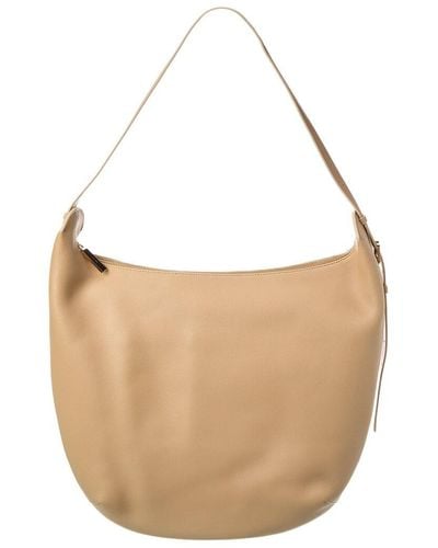 The Row Allie N/s Leather Hobo Bag - Natural