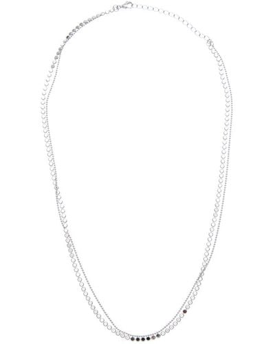 Argento Vivo Silver Necklace - White