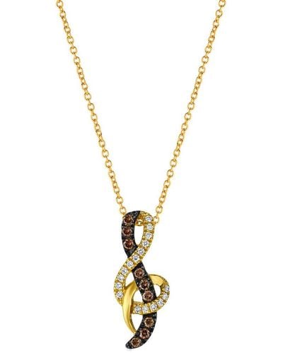 Le Vian 14k Honey Gold 0.34 Ct. Tw. Diamond Pendant Necklace - Metallic
