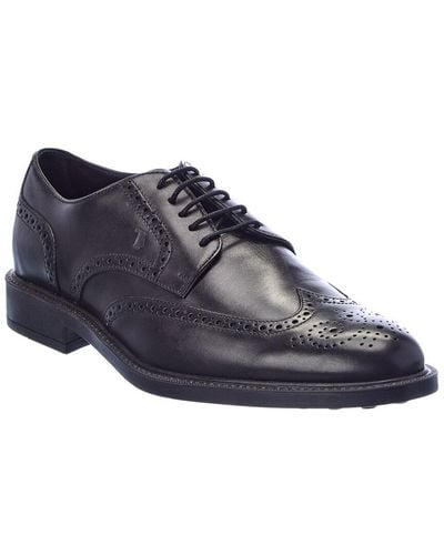 Tod's Leather Oxford - Blue