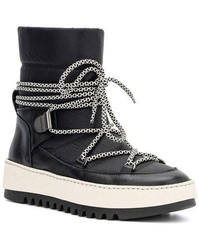 Aquatalia Amalia Weatherproof Leather Boot - Black