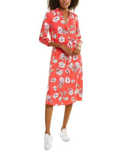 Joules Winslet Midi Dress - Red