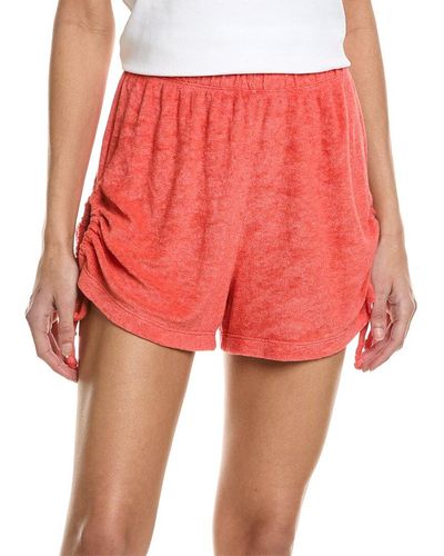 Project Social T Runaway Terry Side Tie Short - Red