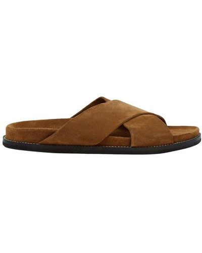 Todd Synder X Champion Nomad Crossover Suede Sandal - Brown