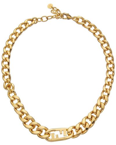 Fendi O'lock Choker - Metallic