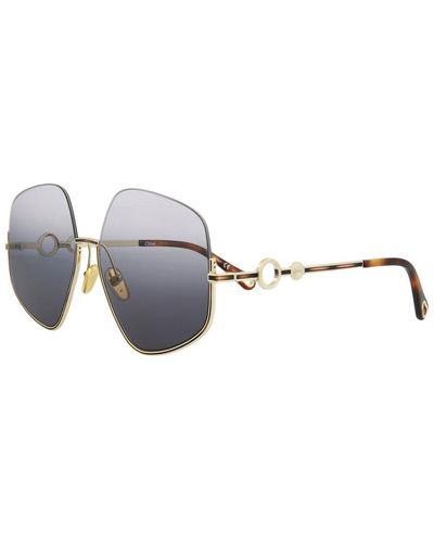 Chloé Ch0068s 61mm Sunglasses - Metallic