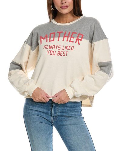 Mother Denim The Champ Pullover - Blue