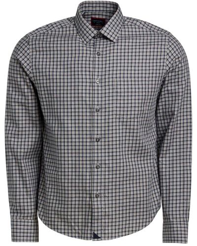 UNTUCKit Flannel Massoni Shirt - Gray