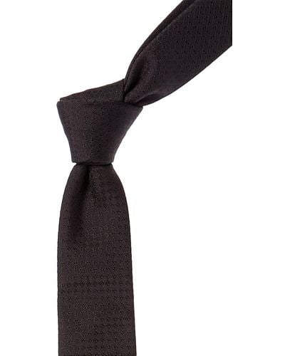 Givenchy Black Micro Design Silk Tie