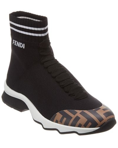 Fendi Sock Sneakers - Black