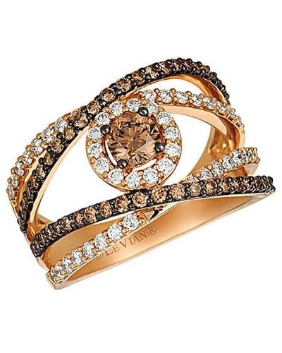 Le Vian 14k Rose Gold 1.27 Ct. Tw. Diamond Ring - Metallic