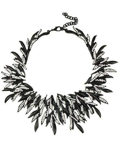 Eye Candy LA The Luxe Collection Crystal Fallen Black Necklace