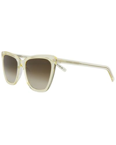 Saint Laurent 55mm Sunglasses - White