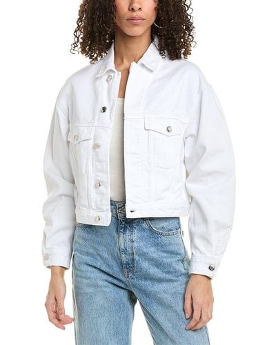 IRO Laced Denim Jacket - White