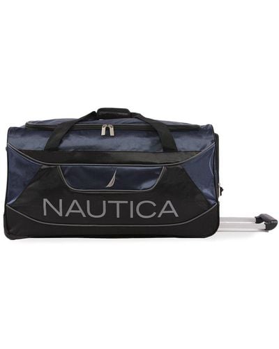 Nautica Lander 30in Rolling Duffel Bag - Black