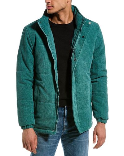 American Stitch Corduroy Coat - Green