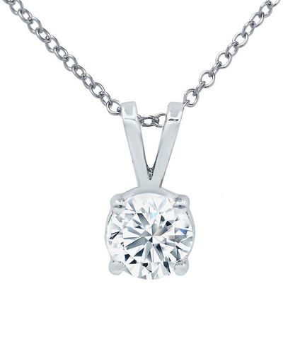 Diana M. Jewels Fine Jewellery 14k 0.50 Ct. Tw. Diamond Necklace - Metallic