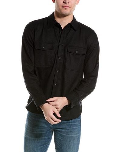 Rag & Bone Jack Wool-blend Shirt - Black