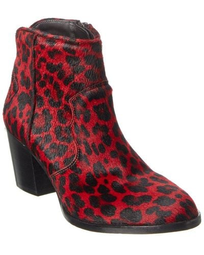 Zadig & Voltaire Molly Leather Boot - Red