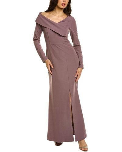 Kay Unger Daniella Mermaid Gown - Purple