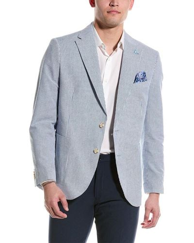 Tailorbyrd Seersucker Sportscoat - Blue