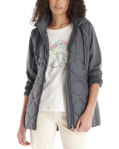 Barbour Willowherb Quilted Sweat - Gray