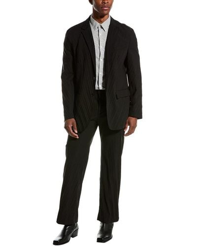 Valentino 2pc Wool-blend Suit - Black