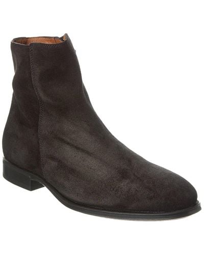 Aquatalia Daniel Weatherproof Suede Bootie - Brown