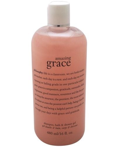 Philosophy 16Oz Amazing Grace Perfumed Shampoo Bath & Shower Gel - White