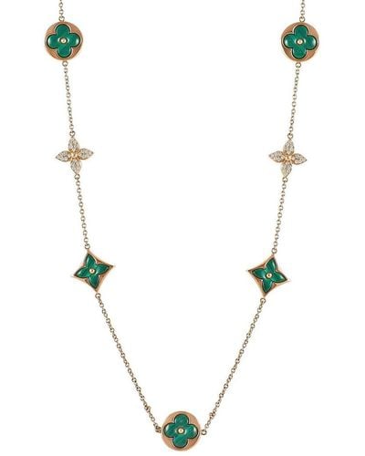 Four Leaf Green Clover Necklace: Fortunes in 14k Solid Gold – Vega by Deniz