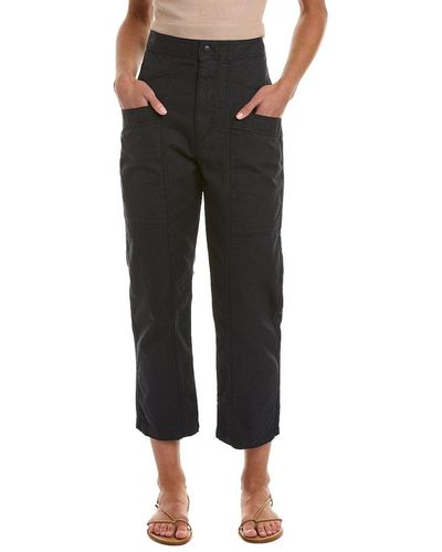 Isabel Marant Étoile Pandore Linen-blend Pant - Black