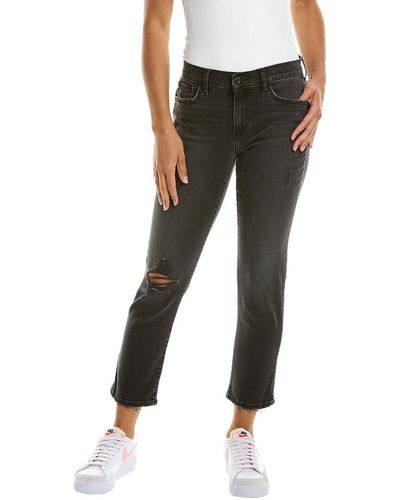 Joe's Jeans Mid-rise Straight Crop Jean - Black