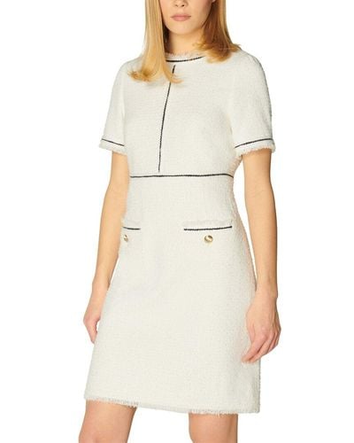LK Bennett Mercer Wool-blend Dress - White