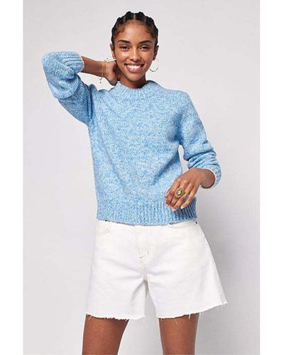 Faherty Brights Painted Sweater - Blue