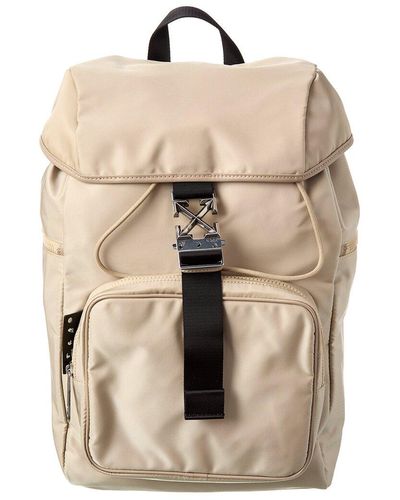 Off-White c/o Virgil Abloh Arrow Tuc Nylon Backpack - Natural