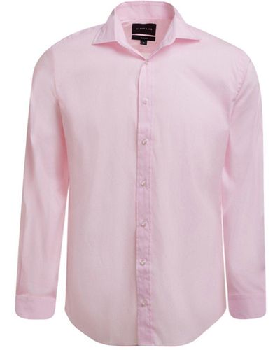 ALTON LANE Mercantile Tailored Stretch Shirt - Pink