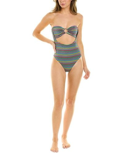 WeWoreWhat O-ring Bandeau One-piece - Blue