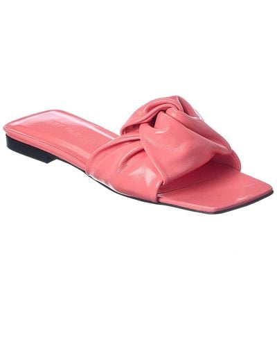 BY FAR Lima Leather Sandal - Pink
