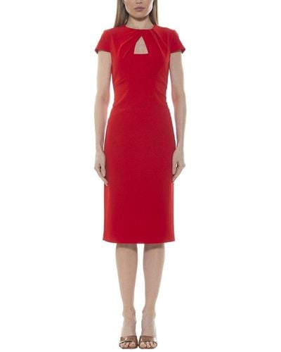 Alexia Admor Janine Sheath Dress - Red