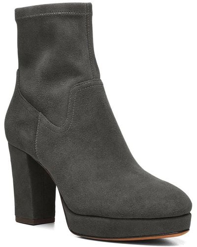 Joie Lewis Suede Bootie - Black