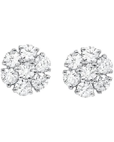Diana M. Jewels Fine Jewelry 14k 0.75 Ct. Tw. Diamond Studs - Metallic