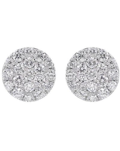 Diana M. Jewels Fine Jewelry 14k White Gold 1.00 Ct. Tw. Diamond Earrings