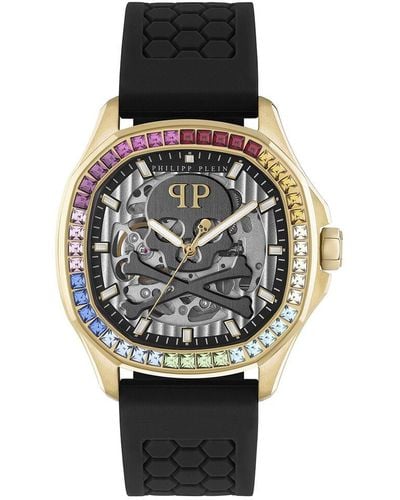 Philipp Plein $keleton $pectre Watch - Black