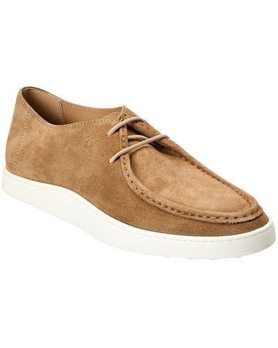 Tod's Suede Sneaker - Natural