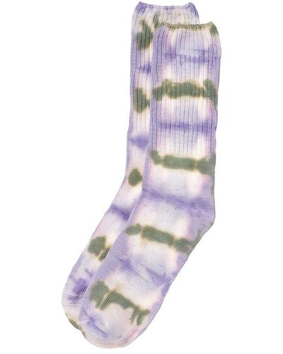 Alex Mill The Hand-dyed Project Socks - Gray