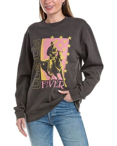 Girl Dangerous Rodeo Fever Sweatshirt - Grey